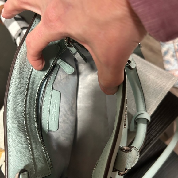 Michael Michael Kors Light Mint Mini Satchel NWOT - Picture 15 of 16